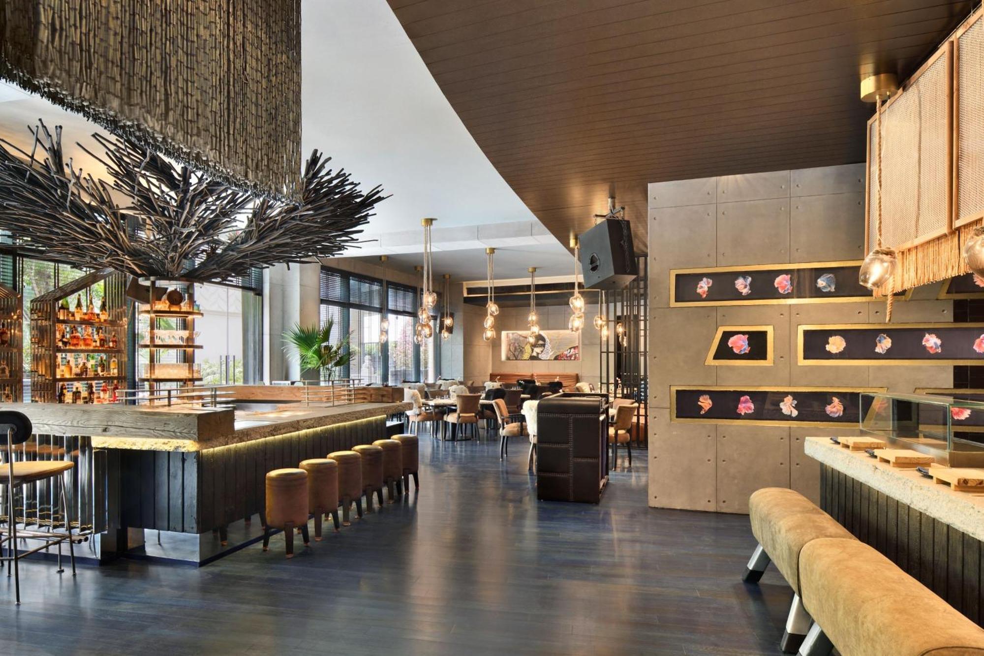 Jw Marriott Hotel New Delhi Aerocity Zewnętrze zdjęcie The interior of the restaurant